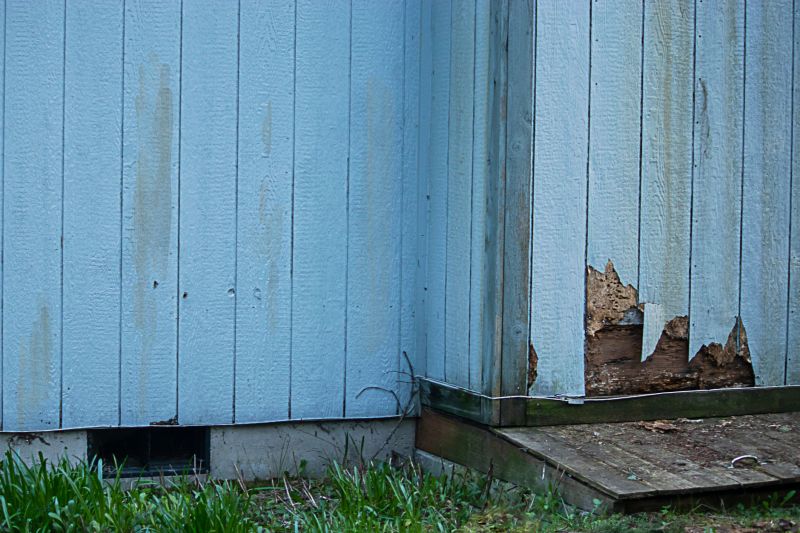 Wood Siding Repair Work
